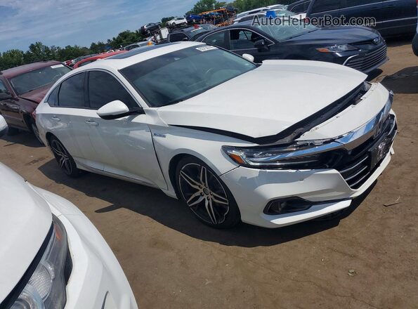 1HGCV3F94MA008819 2021 HONDA ACCORD White Передня права чверть