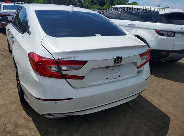 1HGCV3F94MA008819 2021 HONDA ACCORD White Вид ззаду