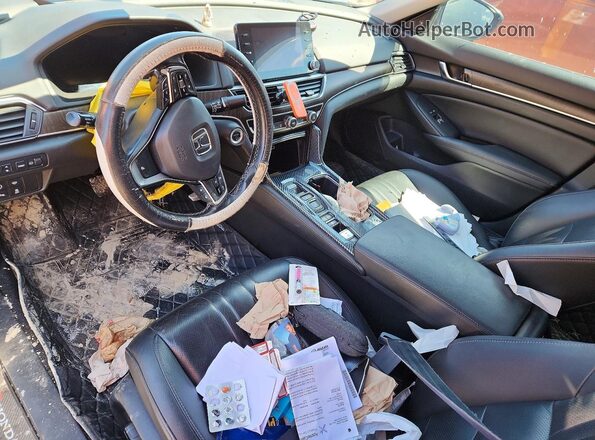 1HGCV3F94NA800017 2022 HONDA ACCORD Черный Вид панели приборов