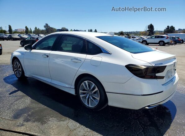 1HGCV3F96JA005481 2018 HONDA ACCORD White Trasero izquierdo