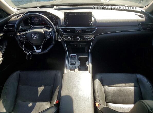1HGCV3F99LA017840 2020 HONDA ACCORD Black Առջևի վահանակի տեսք