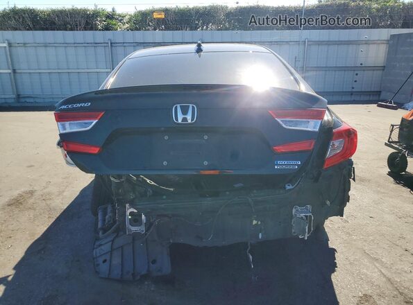 1HGCV3F99LA017840 2020 HONDA ACCORD Black Հետևի տեսք