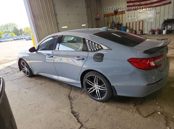1HGCV3F9XMA015855 2021 HONDA ACCORD Gray უკანა მარცხენა