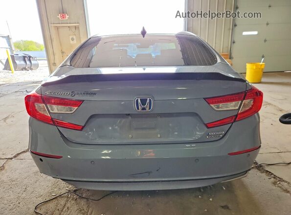 1HGCV3F9XMA015855 2021 HONDA ACCORD Gray უკანა ხედი