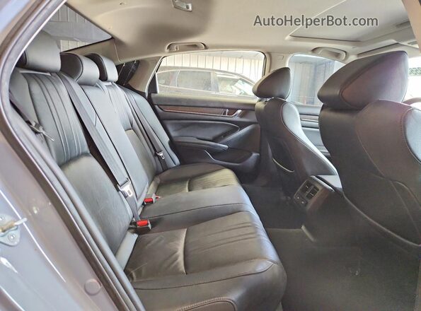 1HGCV3F9XMA015855 2021 HONDA ACCORD Gray უკანა სავარძლების ხედი