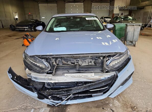 1HGCV3F9XMA015855 2021 HONDA ACCORD Gray წინა ხედი