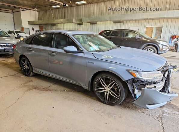1HGCV3F9XMA015855 2021 HONDA ACCORD Gray წინა მარჯვენა