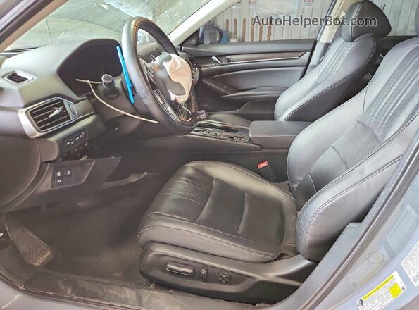 1HGCV3F9XMA015855 2021 HONDA ACCORD Gray წინა სალონის ხედი