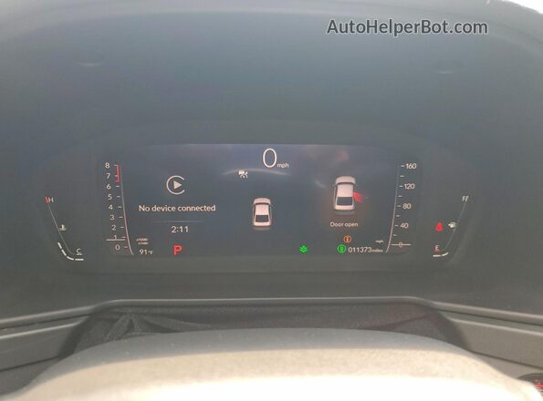 1HGCY1F22TA008010 2026 HONDA ACCORD Серебряный Вид щитка приборов