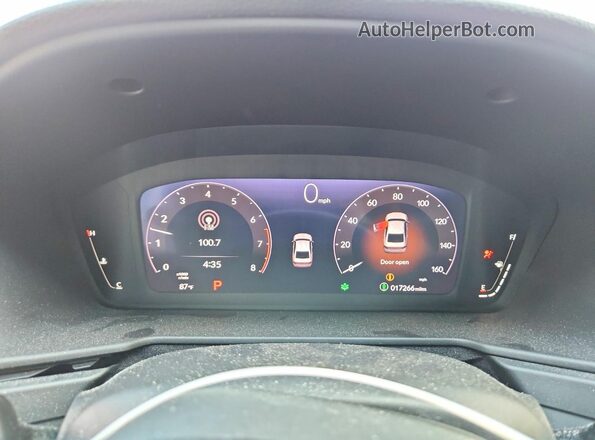 1HGCY1F24PA036803 2023 HONDA ACCORD Белый Вид щитка приборов