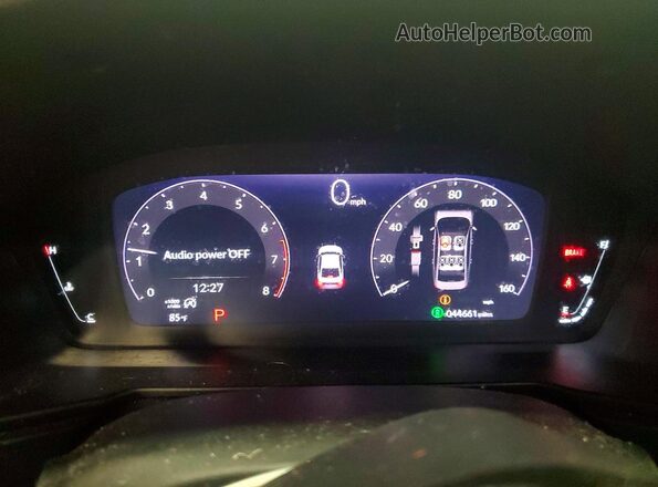 1HGCY1F24PA048708 2023 HONDA ACCORD White Vista del cuadro de instrumentos