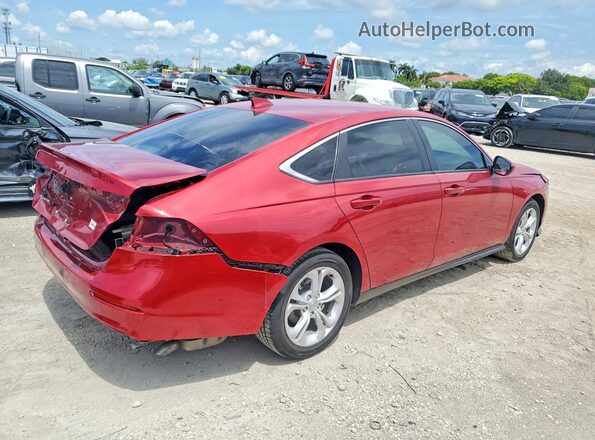 1HGCY1F25SA007786 2025 HONDA ACCORD Red Задня права чверть