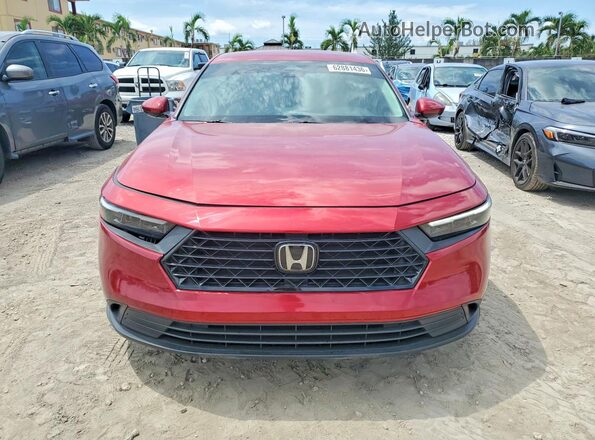 1HGCY1F25SA007786 2025 HONDA ACCORD Red Вид спереду