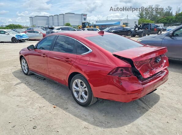 1HGCY1F25SA007786 2025 HONDA ACCORD Red Задня ліва чверть