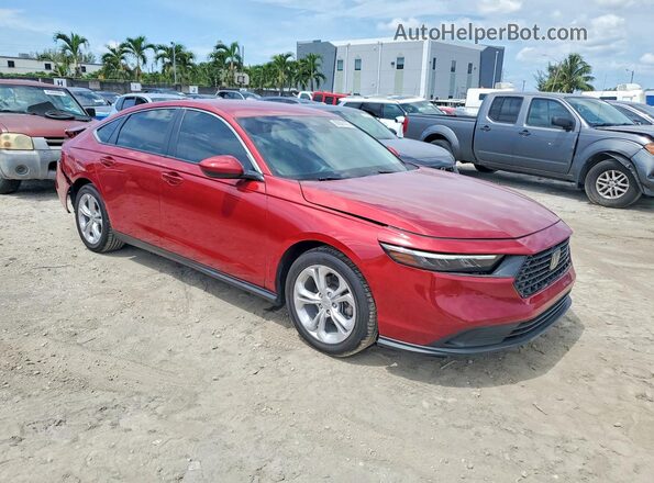 1HGCY1F25SA007786 2025 HONDA ACCORD Red Передня права чверть