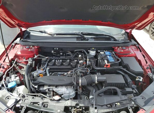 1HGCY1F25SA007786 2025 HONDA ACCORD Red Вид задньої частини салону