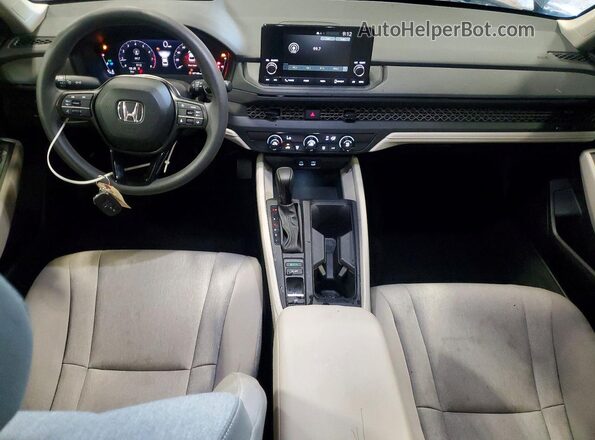 1HGCY1F25SA013006 2025 HONDA ACCORD Gray Widok deski rozdzielczej