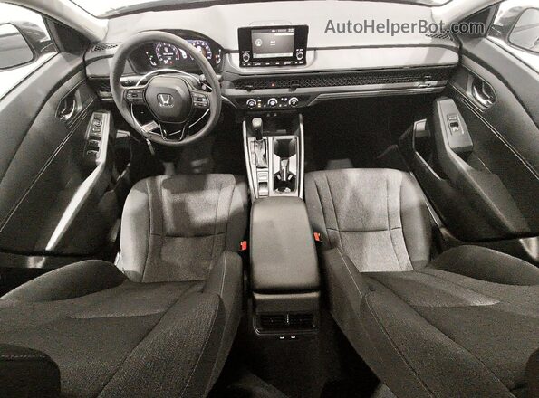 1HGCY1F25SA088563 2025 HONDA ACCORD Gray Առջևի վահանակի տեսք