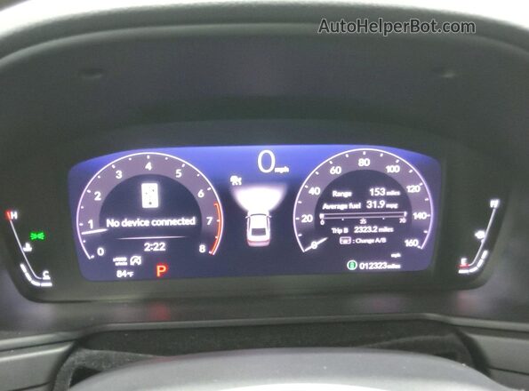 1HGCY1F25SA088563 2025 HONDA ACCORD Gray Սարքավորումների վահանակի տեսք