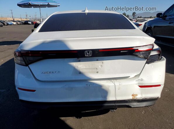 1HGCY1F26PA011319 2023 HONDA ACCORD White Հետևի տեսք