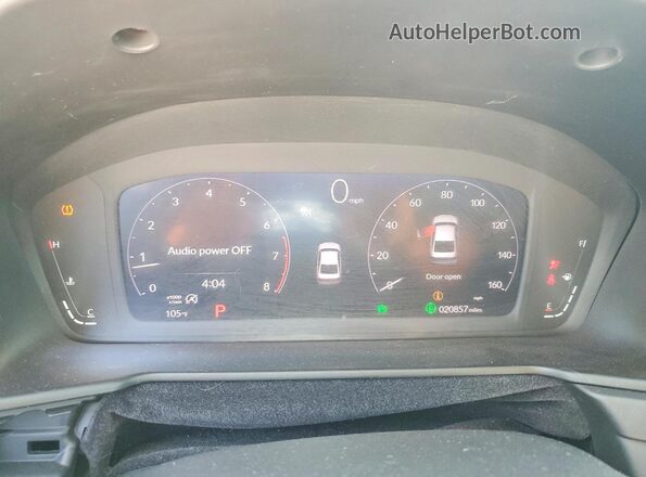 1HGCY1F26SA063588 2025 HONDA ACCORD Black ხელსაწყოთა პანელის ხედი