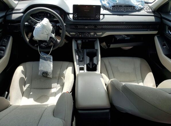 1HGCY1F26SA063588 2025 HONDA ACCORD Black წინა პანელის ხედი