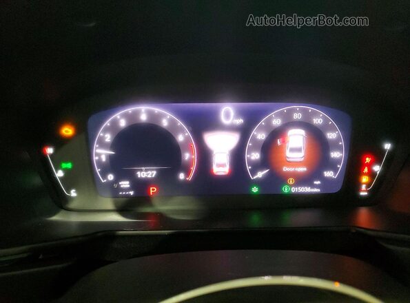 1HGCY1F27SA091920 2025 HONDA ACCORD White Widok zestawu wskaźników