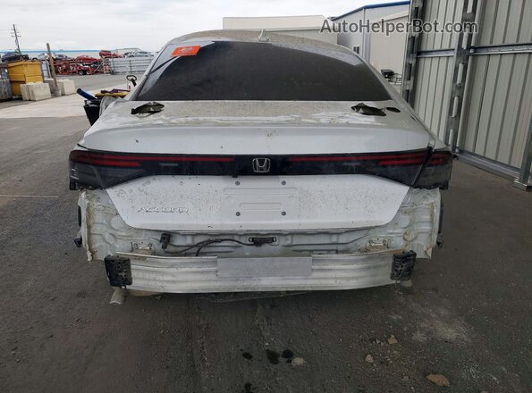 1HGCY1F2XSA076926 2025 HONDA ACCORD White Вид ззаду