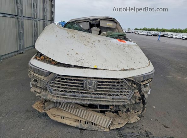 1HGCY1F2XSA076926 2025 HONDA ACCORD White Вид спереду