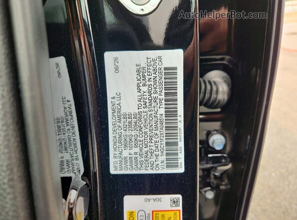 1HGCY1F2XTA048514 2026 HONDA ACCORD Черный Вид подкапотного пространства