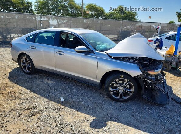 1HGCY1F33PA005194 2023 HONDA ACCORD Silver Передня права чверть