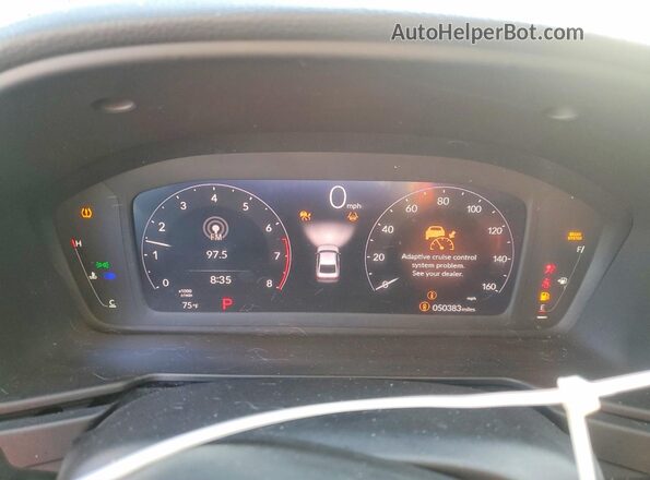 1HGCY1F34RA079808 2024 HONDA ACCORD Silver Widok zestawu wskaźników