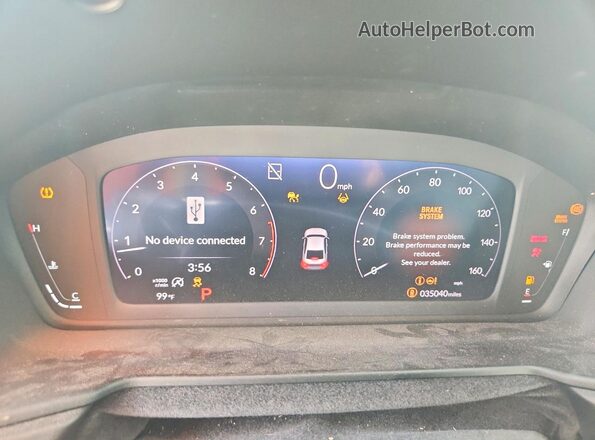 1HGCY1F35RA029872 2024 HONDA ACCORD Gray Вид щитка приладів