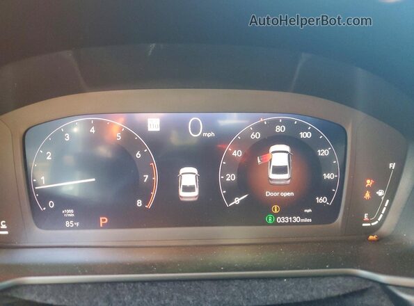 1HGCY1F35RA043335 2024 HONDA ACCORD Синий Вид щитка приборов