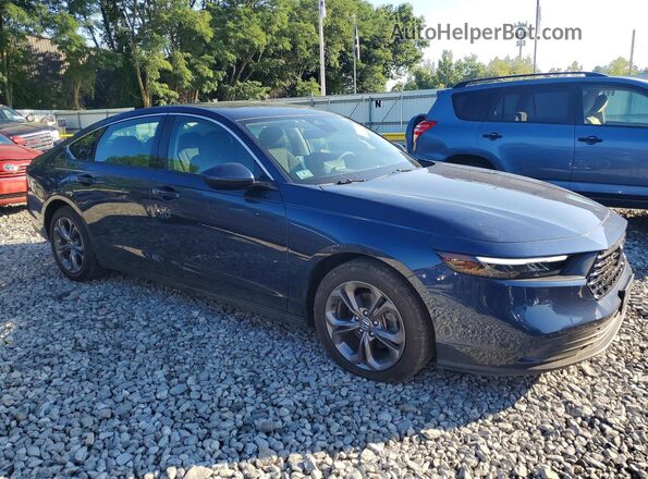 1HGCY1F35RA043335 2024 HONDA ACCORD Синий Передняя правая четверть