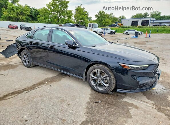 1HGCY1F36PA013757 2023 HONDA ACCORD Black Delantero derecho