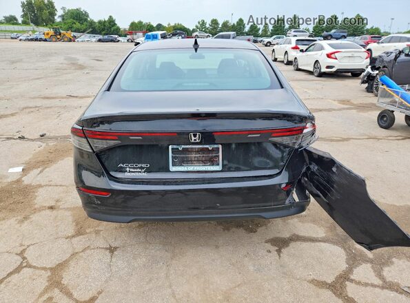 1HGCY1F36PA013757 2023 HONDA ACCORD Black Vista trasera