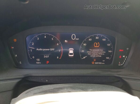 1HGCY1F36RA042839 2024 HONDA ACCORD Серебряный Вид щитка приборов