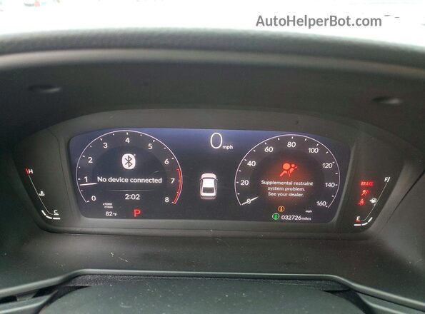 1HGCY1F36RA056305 2024 HONDA ACCORD White Vista del cuadro de instrumentos