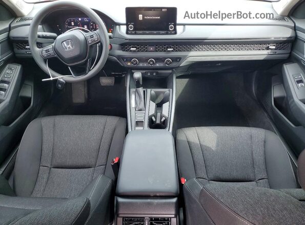 1HGCY1F40SA074958 2025 HONDA ACCORD Синий Вид панели приборов