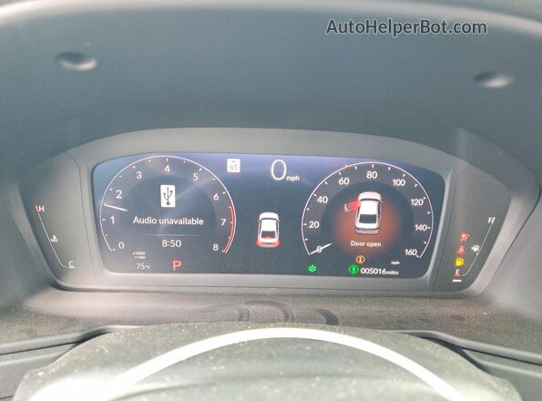1HGCY1F40SA074958 2025 HONDA ACCORD Синий Вид щитка приборов