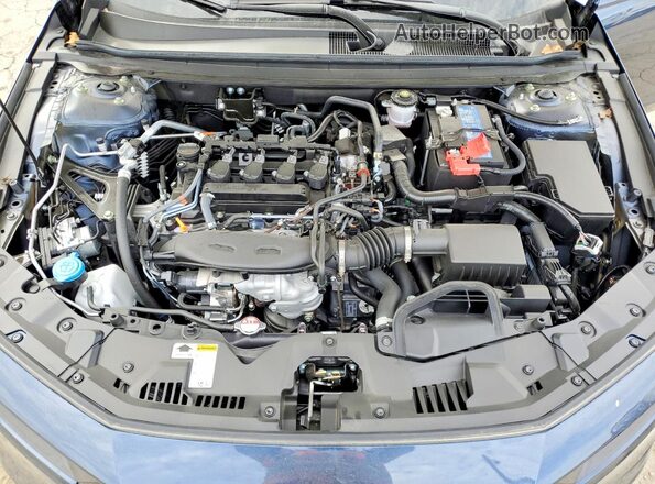 1HGCY1F40SA074958 2025 HONDA ACCORD Синий Вид задней части салона