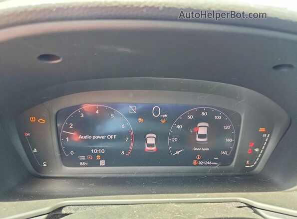 1HGCY1F41SA000657 2025 HONDA ACCORD Blue Vista del cuadro de instrumentos