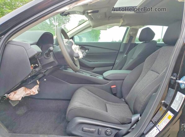 1HGCY1F42SA081927 2025 HONDA ACCORD Черный Вид салона спереди