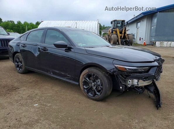 1HGCY1F42SA081927 2025 HONDA ACCORD Черный Передняя правая четверть