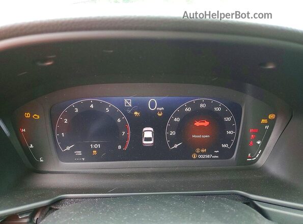 1HGCY1F42SA081927 2025 HONDA ACCORD Черный Вид щитка приборов
