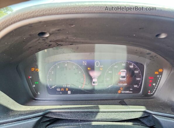 1HGCY1F44SA051408 2025 HONDA ACCORD White Вид щитка приладів