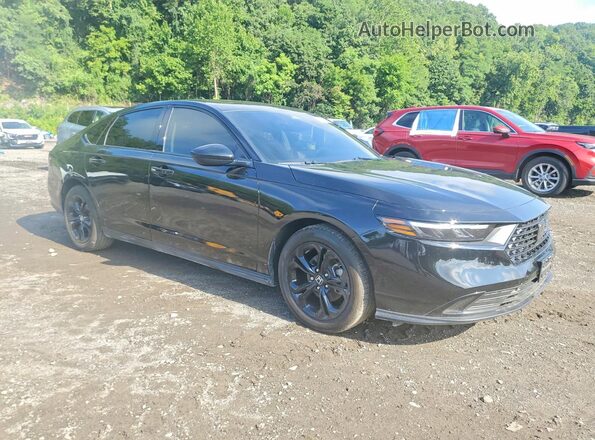 1HGCY1F45SA078620 2025 HONDA ACCORD Black წინა მარჯვენა