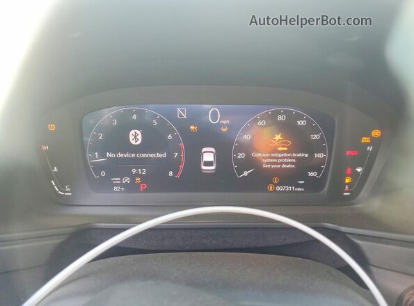 1HGCY1F45SA078620 2025 HONDA ACCORD Black ხელსაწყოთა პანელის ხედი