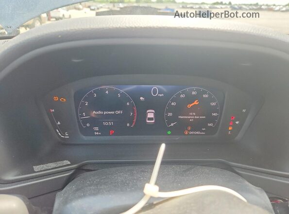 1HGCY1F47SA010108 2025 HONDA ACCORD Gray Widok zestawu wskaźników